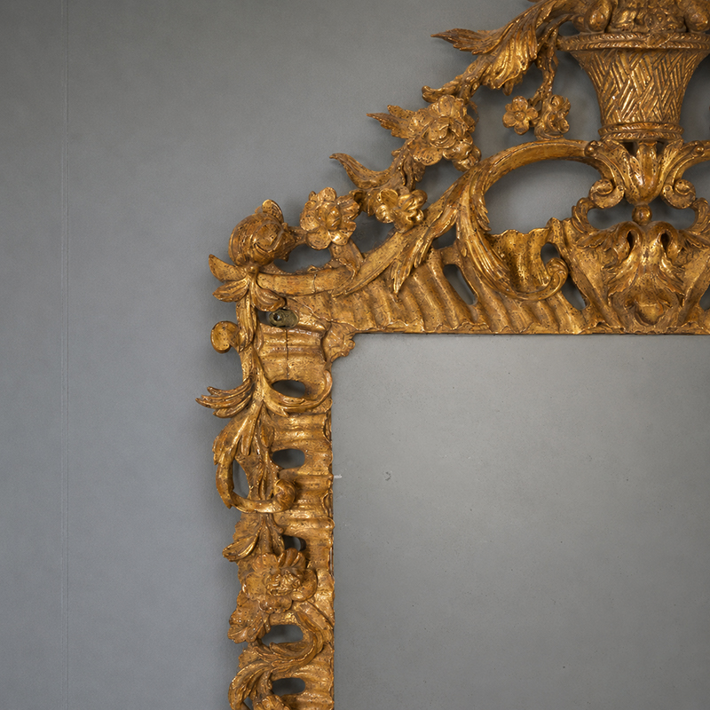 LARGE PAIR OF 19TH CENTURY GEORGE III STYLE GILTWOOD MIRRORS 3_NEW